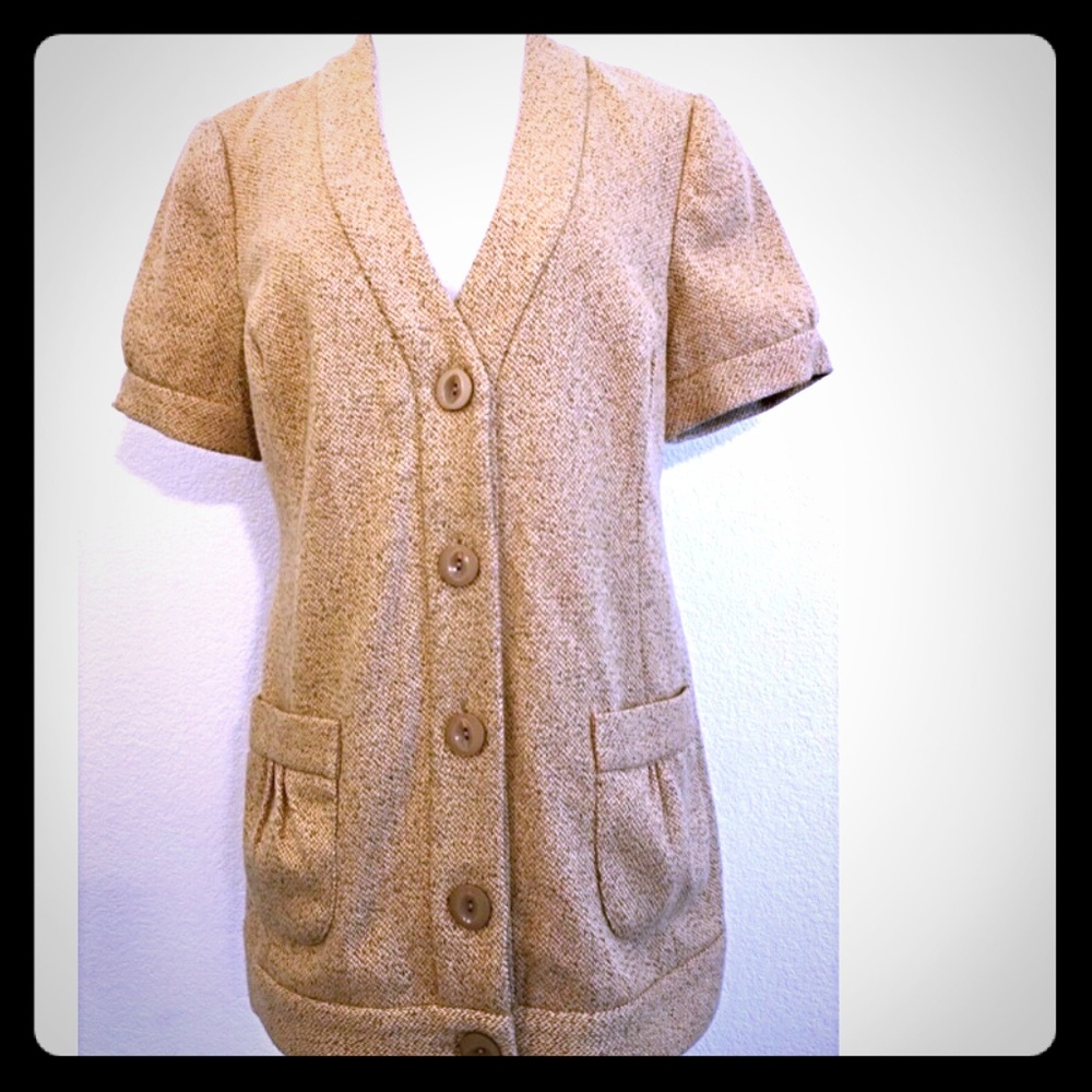 Tabitha Anthropologie Cardigan short sleeve